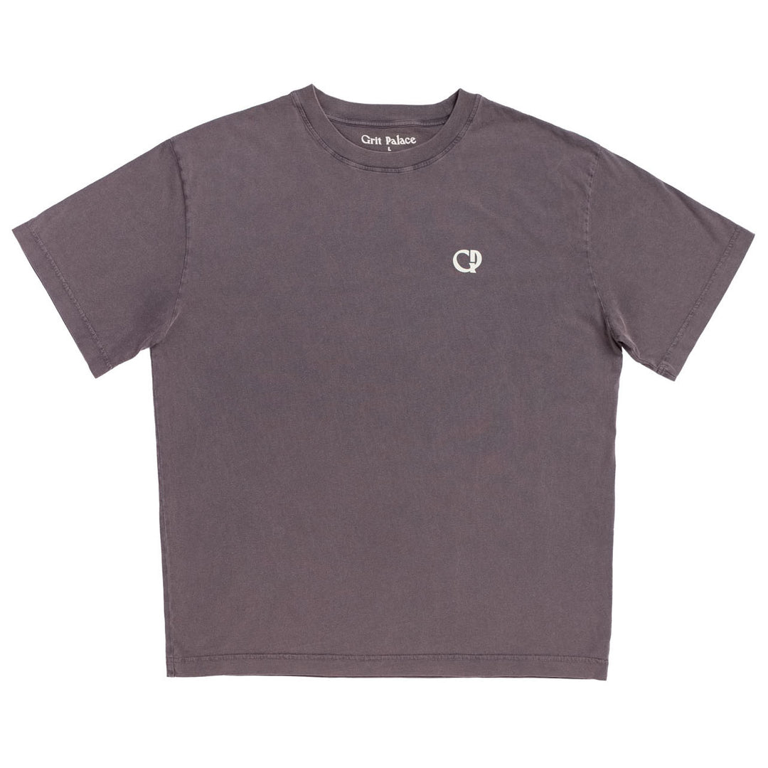 Grit Palace Dawn Tee - Foundation Color (a medium gray hue with slight purple tones)