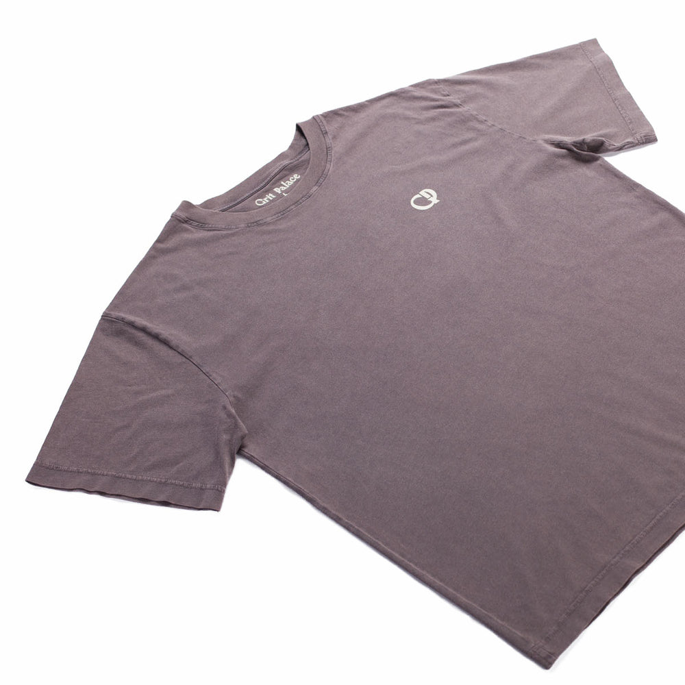 Grit Palace Dawn Tee - Foundation Color (a medium gray hue with slight purple tones)