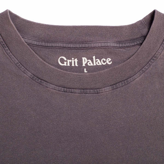 Grit Palace Dawn Tee - Foundation Color (a medium gray hue with slight purple tones)